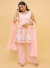 Peach Colour ARYA 20 Latest Designer Party Wear Fancy Heavy Georgette Salwar Suits Collection 9201